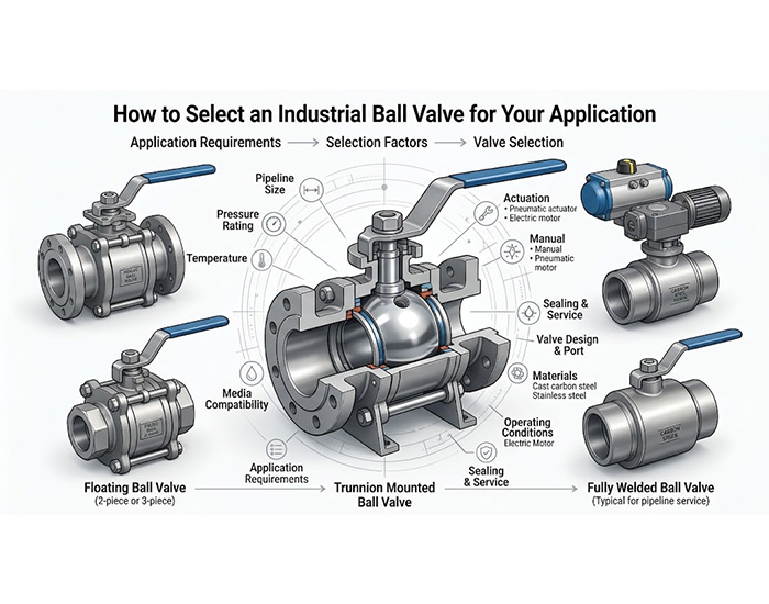 How to Select an Industrial Ball Valve for Your Application