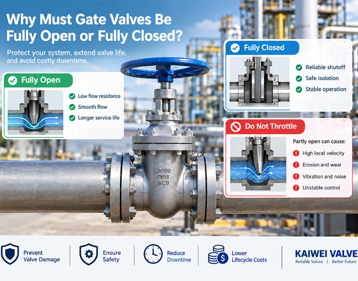 Why Must Gate Valves Be Fully Open or Fully Closed?